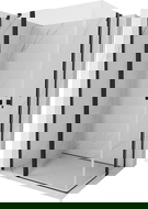 Mexen Mist Duo zuhanykabin 110 x 90 cm, átlátszó, fekete - 8A4-110-090-70-00