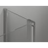 Mexen Mist L Duo cabină de duș batantă 95 x 90 cm, transparent, crom - 8A4L-095-090-01-00