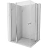 Mexen Mist L Duo cabină de duș cu deschidere 115 x 90 cm, transparentă, crom - 8A4L-115-090-01-00