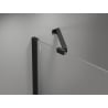 Mexen Mist Duo cabină de duș pliabilă 100 x 70 cm, grilaj negru, negru - 8A4-100L-070P-70-77