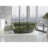 Mexen Pure cada autoportantă transparentă 170 x 80 cm, olive, scurgere crom - 58071708001