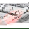 Mexen Pure coral cadă freestanding transparentă 170 x 80 cm, dop crom - 58071708004
