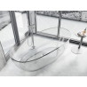 Mexen Pure cadă independentă transparentă 170 x 80 cm, transparent, dop cromat - 58071708008