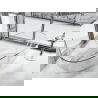 Mexen Pure clear cadă de sine stătătoare transparentă 170 x 80 cm, dop cromat - 58071708008