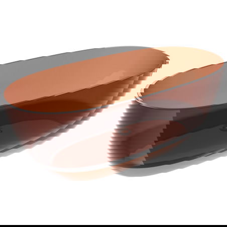 Mexen Pure cherry szabadon álló átlátszó kád 170 x 80 cm, krómozott leeresztő - 58071708009