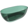 Mexen Pure cada autoportantă transparentă 170 x 80 cm, teal, dop cromat - 58071708011