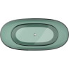 Mexen Pure cada autoportantă transparentă 170 x 80 cm, teal, dop cromat - 58071708011