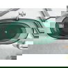 Mexen Pure teal cadă de baie independentă transparentă 170 x 80 cm, dop crom - 58071708011