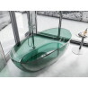 Mexen Pure cada autoportantă transparentă 170 x 80 cm, teal, dop cromat - 58071708011