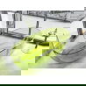 Mexen Pure lime cadă de baie freestanding transparentă 170 x 80 cm, dop crom - 58071708012