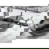 Mexen Pure fekete szabadon álló átlátszó kád 170 x 80 cm, króm dugó - 58071708013
