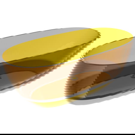 Mexen Pure honey szabadon álló, átlátszó kád 170 x 80 cm, krómozott dugó - 58071708015