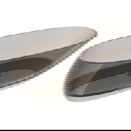 Mexen Pure bronz szabadon álló átlátszó kád 170 x 80 cm, krómozott dugó - 58071708018