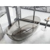 Mexen Pure cadă freestanding transparentă 170 x 80 cm, bronz, dop crom - 58071708018