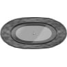 Mexen Orax cadă freestanding transparentă 170 x 80 cm, negru, sifon crom - 58081708013