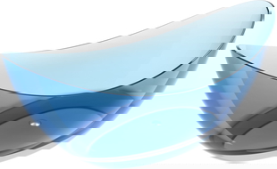 Mexen Vea farmer fürdőkád szabadon álló átlátszó 180 x 80 cm, krómozott leeresztő - 58091808007