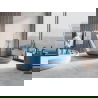 Mexen Vea denim cadă freestanding transparentă 180 x 80 cm, dop crom - 58091808007
