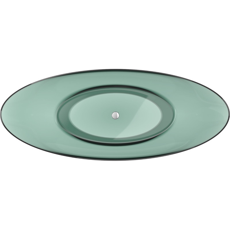 Mexen Vea cadă freestanding transparentă 180 x 80 cm, teal, dop cromat - 58091808011