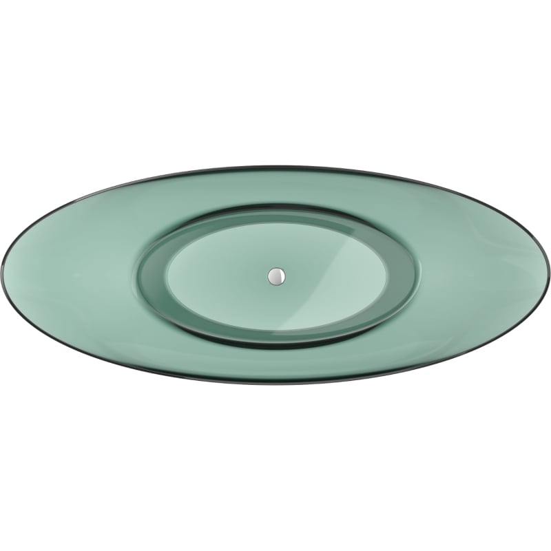 Mexen Vea teal szabadon álló átlátszó kád 180 x 80 cm, króm lefolyó - 58091808011