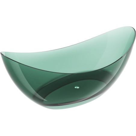 Mexen Vea cadă freestanding transparentă 180 x 80 cm, teal, dop cromat - 58091808011
