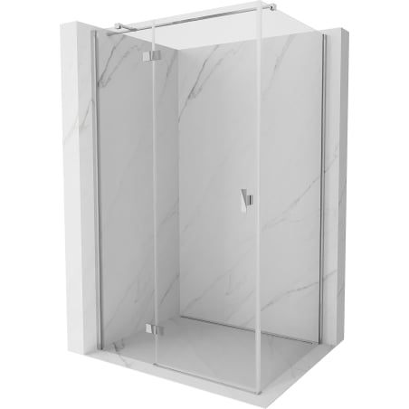 Cabină de duș stânga Mexen Mist H T 70 x 75 cm, transparentă, crom - 8A5T-070-075-01-00-L