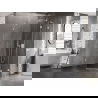 Mexen Lunar cabină de duș pentagonală dreaptă, pivotantă, 90 x 100 cm, transparentă, albă - 831-090P-100L-20-00-P