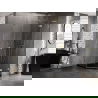 Mexen Lunar L cabină de duș pentagonală cu deschidere pe dreapta 80 x 90 cm, transparentă, auriu periat - 831L-080P-090L-55-00-P