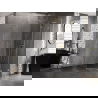 Mexen Lunar L cabină de duș pentagonală cu deschidere pe dreapta 80 x 90 cm, transparentă, auriu periat - 831L-080P-090L-55-00-P