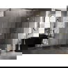 Mexen Lunar L cabină de duș pentagonală cu deschidere dreapta 80 x 100 cm, transparentă, auriu periat - 831L-080P-100L-55-00-P