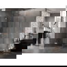 Mexen Lunar L cabină de duș pentagonală batantă stânga 90 x 100 cm, transparent, aur roz - 831L-090L-100P-60-00-L
