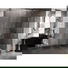 Mexen Lunar L ötszögletű jobb oldali 80 x 90 cm-es átlátszó, rózsaarany zuhanykabin - 831L-080P-090L-60-00-P