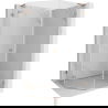 Mexen Lunar L cabină de duș pentagonală, pivotantă, stânga 90 x 100 cm, transparent, cupru periat - 831L-090L-100P-65-00-L