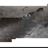 Mexen Lunar L ötszögletű zuhanykabin bal oldali nyíló 90 x 100 cm, átlátszó, csiszolt réz - 831L-090L-100P-65-00-L