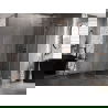 Mexen Lunar L ötszögletű, nyíló, jobb oldali zuhanykabin 80 x 100 cm, átlátszó, csiszolt réz - 831L-080P-100L-65-00-P