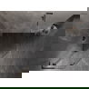 Mexen Lunar L ötszögletű nyíló bal zuhanykabin 80x100 cm, átlátszó, gun gray matt - 831L-080L-100P-66-00-L