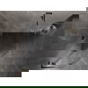 Mexen Lunar L ötszögletű, balra nyíló zuhanykabin 80 x 100 cm, átlátszó, fekete - 831L-080L-100P-70-00-L