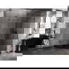 Mexen Lunar L cabină de duș pentagonală cu deschidere dreapta 80 x 100 cm, transparent, negru - 831L-080P-100L-70-00-P