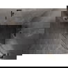 Mexen Lunar L ötszögű jobbra nyíló zuhanykabin 80 x 100 cm, átlátszó, fekete - 831L-080P-100L-70-00-P