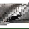 Mexen Lunar L ötszögletű zuhanykabin, jobbra nyíló 90 x 100 cm, átlátszó, fekete - 831L-090P-100L-70-00-P