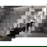 Mexen Lunar L ötszögletű balos nyíló zuhanykabin 90 x 100 cm, átlátszó, gun metal - 831L-090L-100P-95-00-L