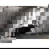 Mexen Lunar L cabină de duș pentagonală rabatabilă dreaptă 90 x 100 cm, transparent, metal armat - 831L-090P-100L-95-00-P