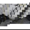 Mexen Apia cabină de duș extensibilă 120 x 70 cm, transparent, Aurie + cadă de duș Flat, Neagră - 840-120-070-50-00-4070G