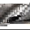 Mexen Lunar cabină de duș pentagonală, pivotantă, dreapta, 90 x 100 cm, transparentă, gun metal - 831-090P-100L-95-00-P