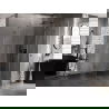 Mexen Lunar cabină de duș pentagonală, pivotantă, dreapta, 90 x 100 cm, transparentă, gun metal - 831-090P-100L-95-00-P