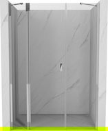 Mexen Mist kinyíló zuhanyajtó 140 cm, átlátszó, króm - 8A4-140-001-01-00