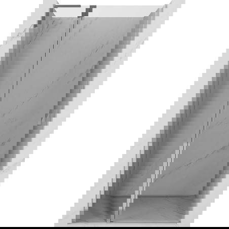 Mexen Mist L ușă de duș rabatabilă 115 cm, transparent, crom - 8A4L-115-000-01-00