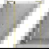Mexen Mist L ușă de duș batantă 140 cm, transparentă, aurie - 8A4L-140-001-50-00