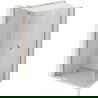 Mexen Mist H T cabină de duș cu ușă batantă stânga 115 x 75 cm, transparent, auriu - 8A5T-115-075-50-00-L