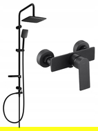 Mexen Sven set de duș îngropat cu paravan și baterie de duș Alexa, negru - 71240262-70