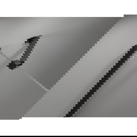 Mexen Mist ușă de duș batantă dreaptă 105 cm, grilaj negru, negru - 8A4-105-000-70-77-P